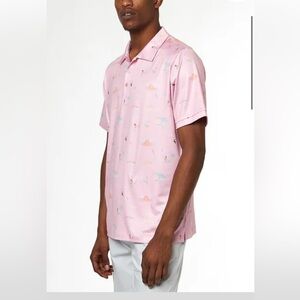 NEW Caddy Cart Hula Trop Polo Pink 2XL